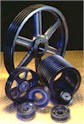 Martin Sheaves are available in both QD and Taper Bushed styles. In addition to the stock Hi-Cap and Conventional A, B, C, D, 3V, 5V, & 8V styles, Martin also offers made-to-order sheaves.